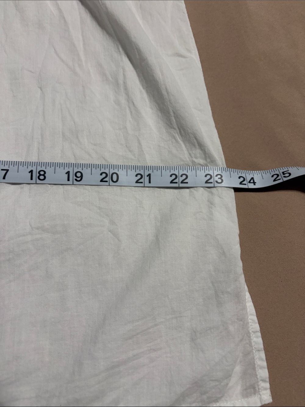 Tommy Bahama White Cotton Top with Brown Label and Embroidery - Picture 15 of 16